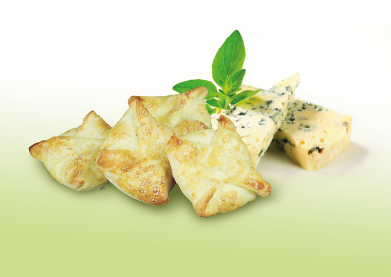 Feuilletés de ChèvrArdennes au bleu danois