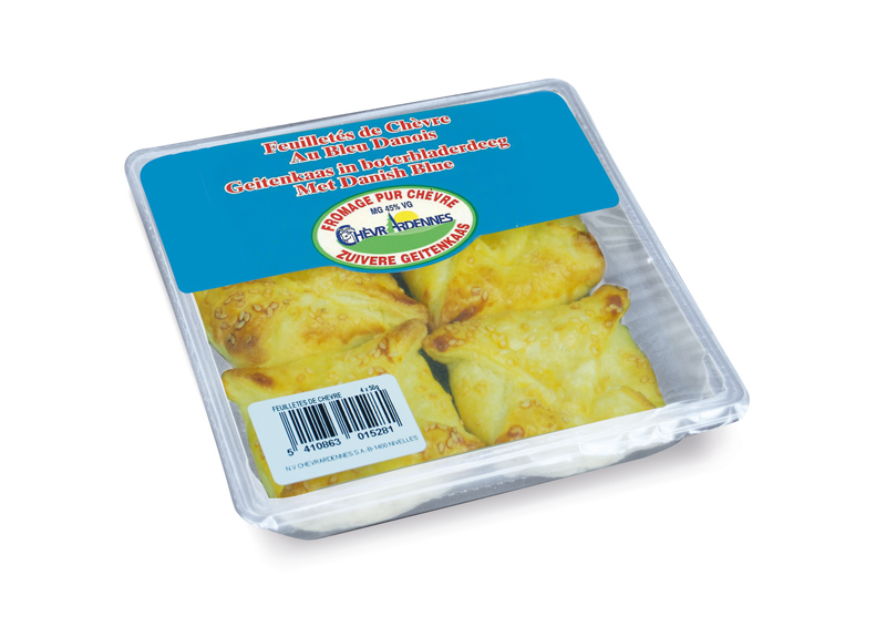 Feuilletés de ChèvrArdennes au bleu danois