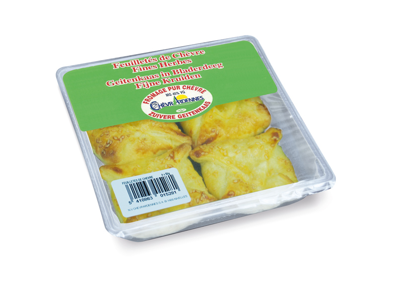Feuilletés de ChèvrArdennes aux fines herbes