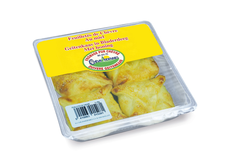 Feuilletés de ChèvrArdennes au miel