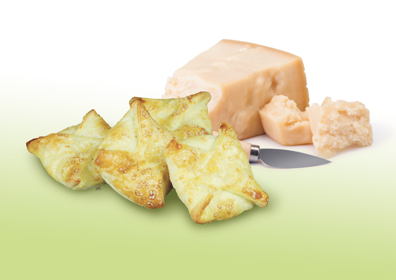 Feuilletés de ChèvrArdennes au parmesan